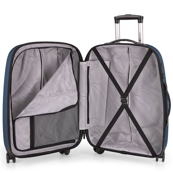 Gabol Paradise XP 4 roulettes Trolley M 67 cm avec soufflet d'extension