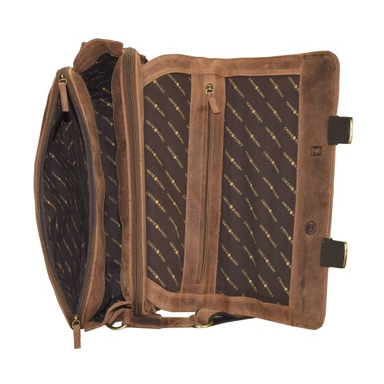 Greenburry Porte-documents Vintage en cuir 42 cm pour ordinateur portable