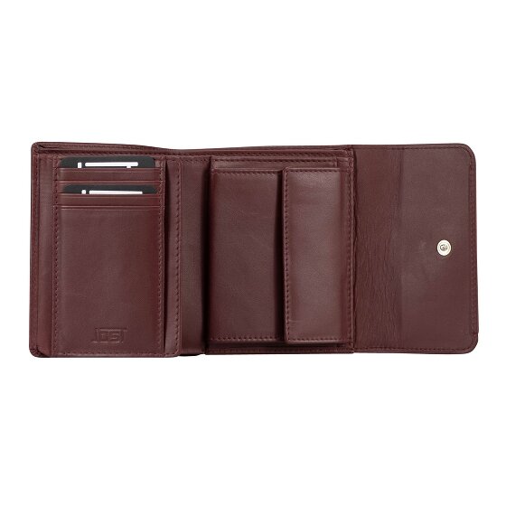Jost Arva Porte-monnaie Protection RFID Cuir véritable 12 cm