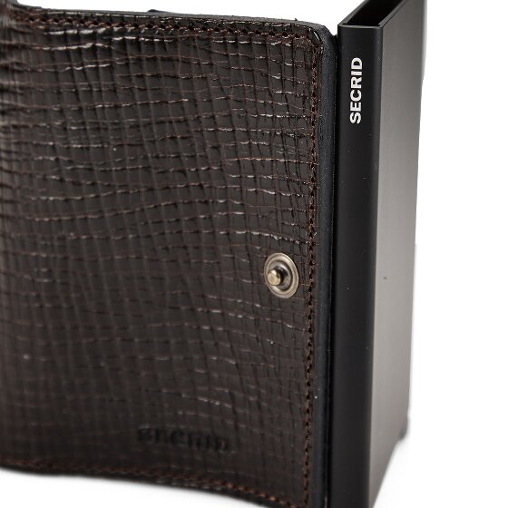 Secrid Miniwallet Porte-monnaie Protection RFID Cuir véritable 6 cm