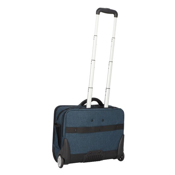 Dermata 2 roulettes Trolley d'affaires 46 cm Compartiment pour ordinateur portable