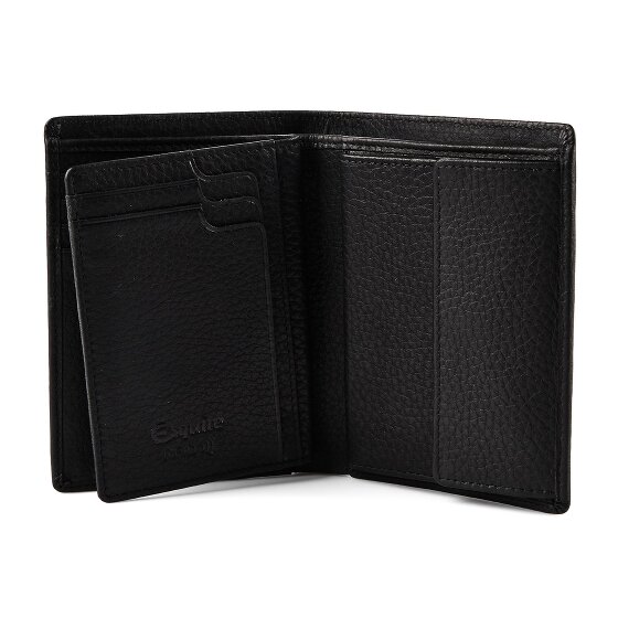 Esquire Texas Porte-monnaie Protection RFID Cuir véritable 12 cm