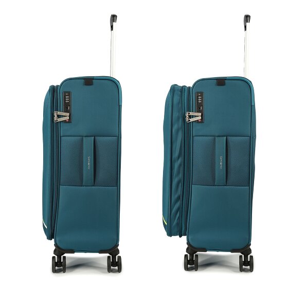 Samsonite Base Breeze 4 roulettes Trolley 67 cm avec soufflet d'extension