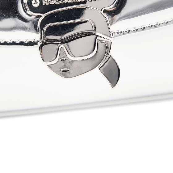 Karl Lagerfeld Ikon Sac à bandoulière Cuir véritable 24 cm