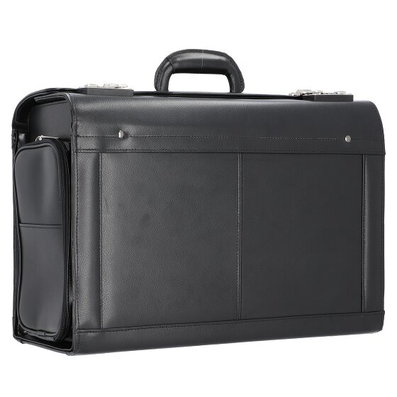 Alassio Valise de pilote en cuir 49 cm pour ordinateur portable