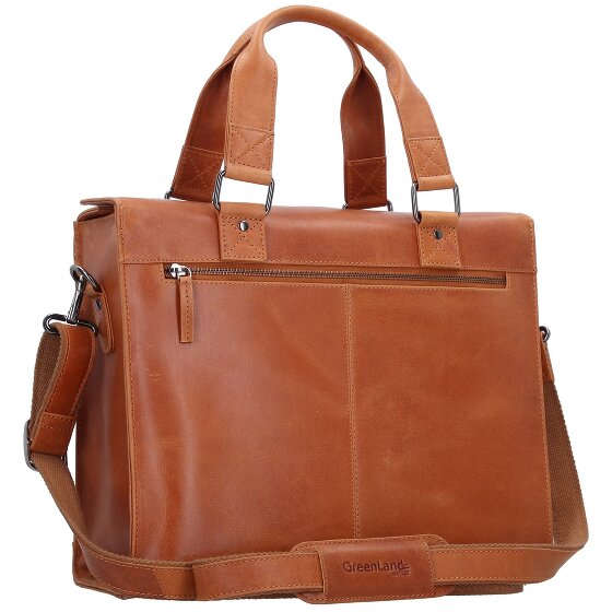 Greenland Nature Attaché-case Cuir véritable 38 cm