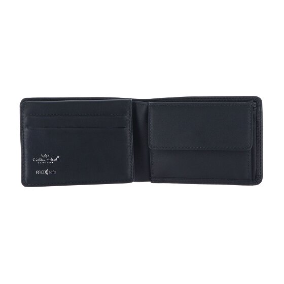 Golden Head Polo Porte-monnaie Protection RFID Cuir véritable 11 cm