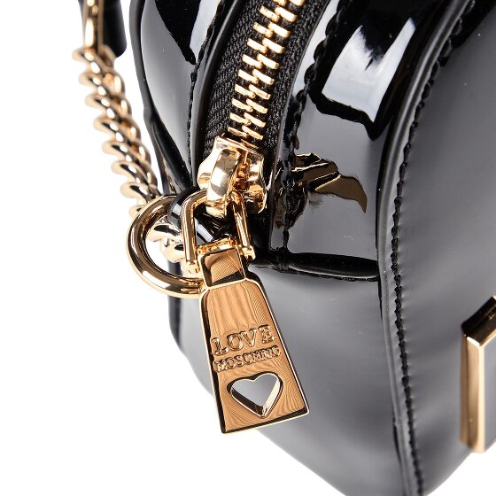 Love Moschino Enameled Logo Sac à bandoulière 20 cm