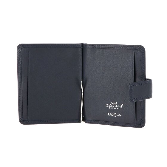 Golden Head Polo Porte-monnaie Protection RFID Cuir véritable 10 cm