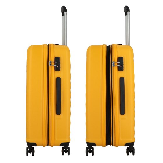 American Tourister Summer Square 4 roulettes Set de valises 3 pièces avec soufflet d'extension