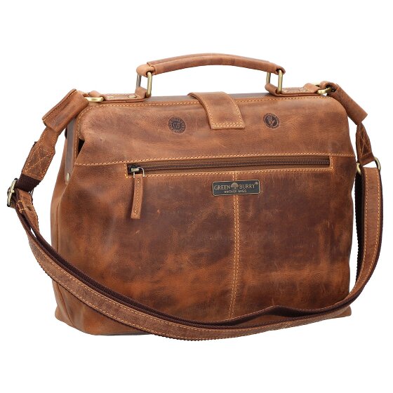 Greenburry Sac à main vintage en cuir 32 cm