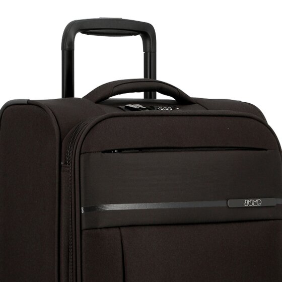 Jump Monthélys 4 roulettes Trolley de cabine 55 cm avec soufflet d'extension