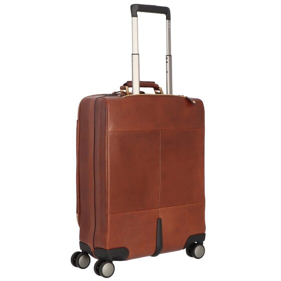 The Bridge Viaggio 4-roues trolley cabine cuir 53 cm