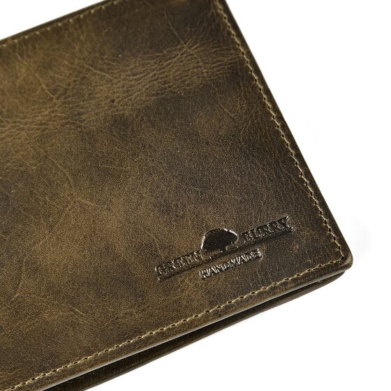Greenburry Newport Porte-monnaie Protection RFID Cuir véritable 12 cm