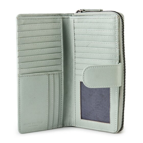 Jack Kinsky Livorno 1026 Porte-monnaie Protection RFID Cuir véritable 19 cm