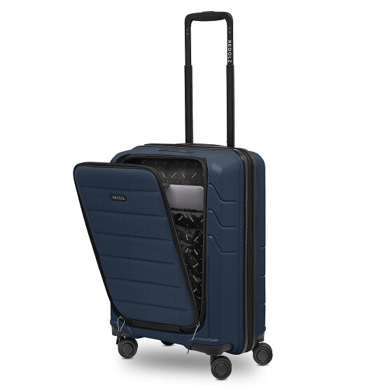 Redolz Essentials 17 : valise cabine à 4 roues, 55 cm, avec compartiment souple pour ordinateur portable