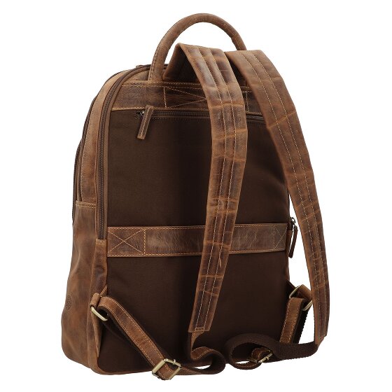 Greenburry Vintage Daypack Cuir 43 cm Compartiment pour ordinateur portable