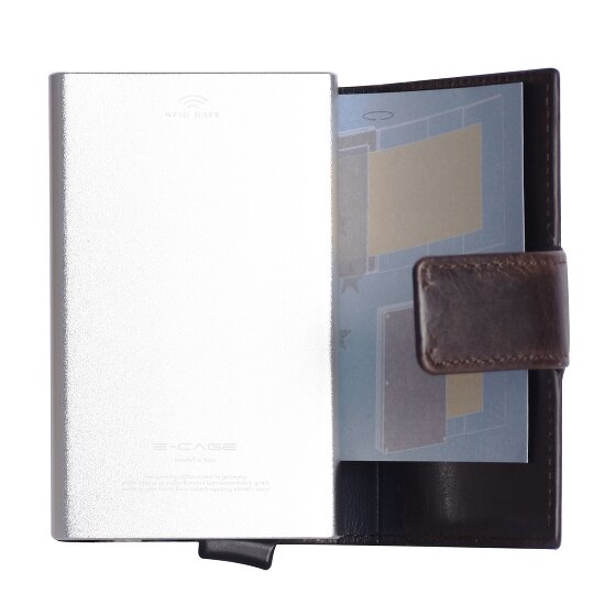 Maître Birkheim C-Two Étui pour cartes de crédit Protection RFID Cuir 6.5 cm