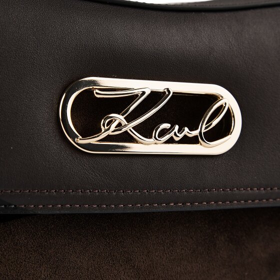 Karl Lagerfeld Signature Sac à bandoulière Cuir véritable 24.5 cm