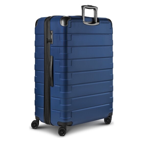Tonino Lamborghini Milano Valise cabine 4 roulettes XL 83 cm taille spéciale avec soufflet d'extension