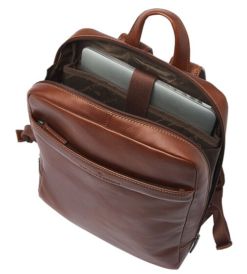 Castelijn & Beerens Daypack Protection RFID Cuir 41 cm Compartiment pour ordinateur portable