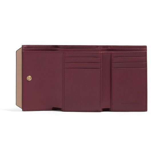 Piquadro Circle Porte-monnaie Protection RFID Cuir véritable 12 cm