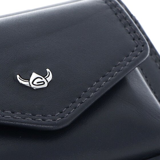 Golden Head Polo Porte-monnaie Protection RFID Cuir véritable 10 cm