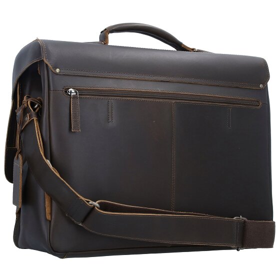 aunts & uncles Hunter Jack Messenger en cuir 45 cm compartiment pour ordinateur portable