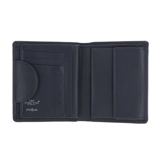 Golden Head Polo Porte-monnaie Protection RFID Cuir véritable 11 cm