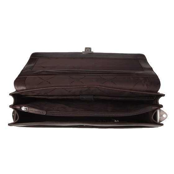 The Chesterfield Brand Salvatore Porte-documents Messenger Cuir 42 cm Compartiment pour ordinateur portable