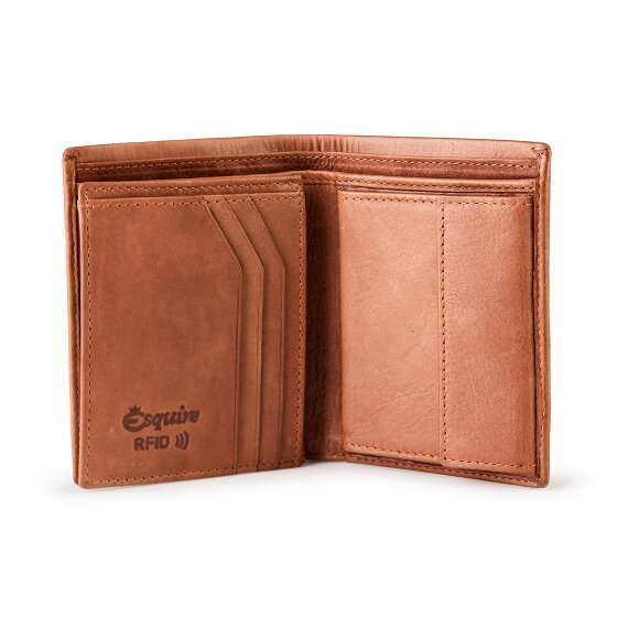 Esquire Chicago Porte-monnaie Protection RFID Cuir 11.5 cm