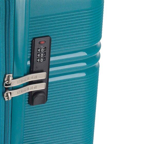 Gabol Saori 4 roulettes Set de valises 3 pièces avec soufflet d'extension