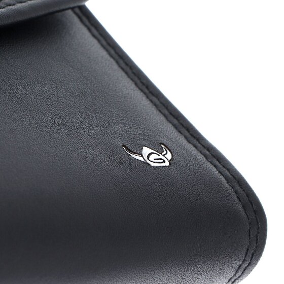 Golden Head Polo Porte-monnaie Protection RFID Cuir véritable 12 cm