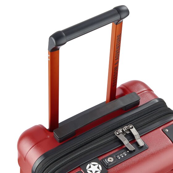 Jeep JH002B 4 roulettes Trolley de cabine XL 55 cm avec soufflet d'extension
