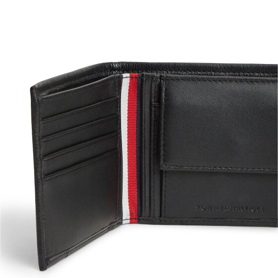 Tommy Hilfiger TH Corp Porte-monnaie Cuir véritable 11.5 cm