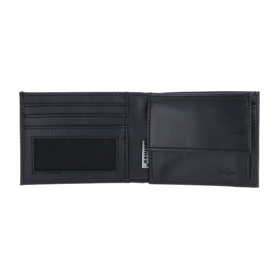 oxmox Leather Porte-monnaie Protection RFID Cuir véritable 11 cm