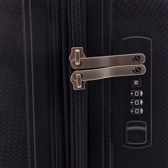 Gladiator 1700 4 roulettes Trolley de cabine 55 cm avec soufflet d'extension