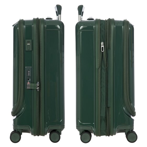 Bric's Positano 4 roulettes Trolley de cabine 55 cm avec soufflet d'extension