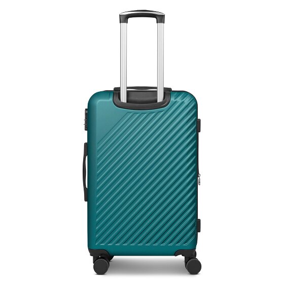 Check.In Paradise 2.0 4 roues Valise cabine M 68 cm avec soufflet d'extension