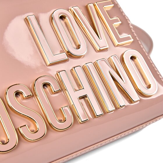 Love Moschino Enameled Logo Sac à bandoulière 20 cm