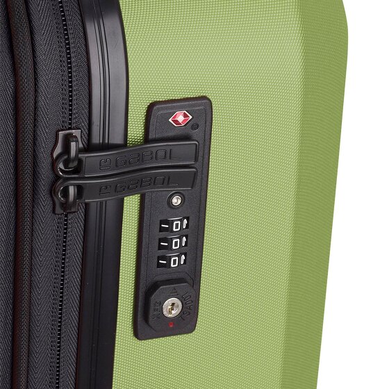 Gabol Montreal 4 roulettes Trolley de cabine S 55 cm avec soufflet d'extension