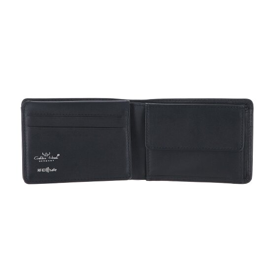 Golden Head Polo Porte-monnaie Protection RFID Cuir véritable 11 cm