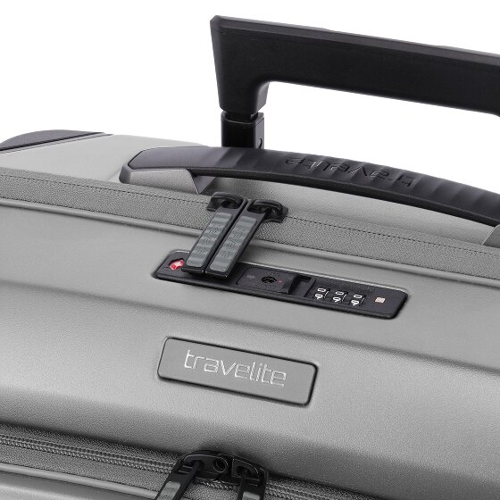 Travelite Millennium 4 roulettes Trolley de cabine 55 cm Compartiment pour ordinateur portable