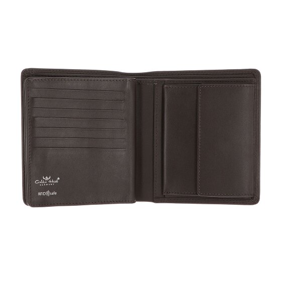 Golden Head Polo Porte-monnaie Protection RFID Cuir véritable 13 cm