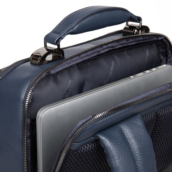 Piquadro Modus Special Sac à dos en cuir, 40 cm, compartiment pour ordinateur portable