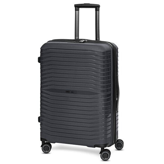 Stratic Shine 4 roues trolley 65 cm avec soufflet extensible