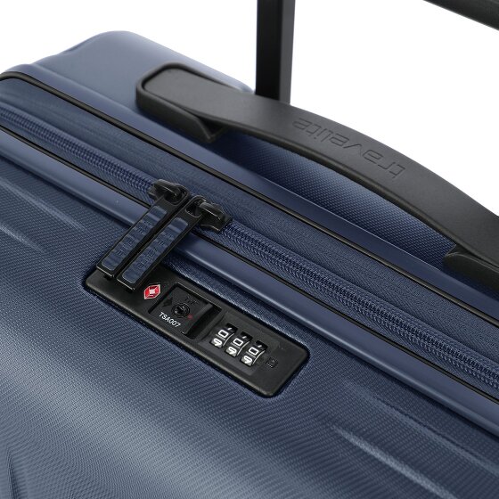 Travelite Dynamiic 4 roulettes Set de valises 3 pièces avec soufflet d'extension