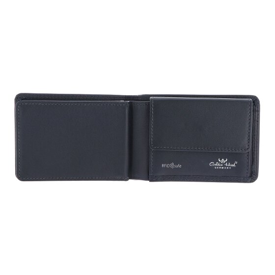 Golden Head Polo Porte-monnaie Protection RFID Cuir véritable 10 cm