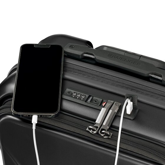 Wenger Amplix 4 roulettes Trolley de cabine 54 cm Compartiment pour ordinateur portable