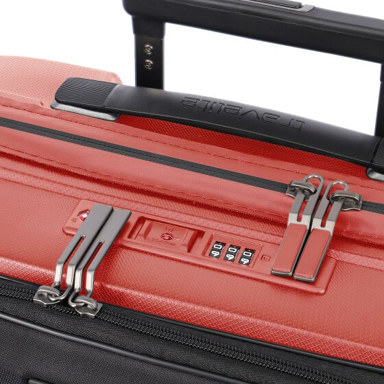 Travelite Mooby 4 roulettes Trolley de cabine 55 cm Compartiment pour ordinateur portable